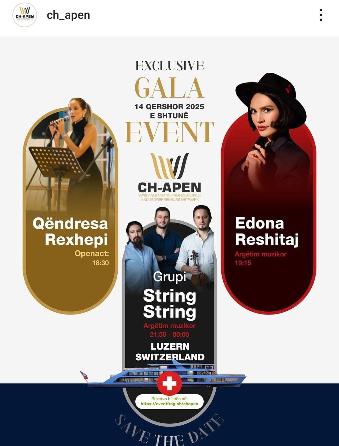 CH – APEN GALA-NIGHT AUF DEM VIERWALDSTÄTTERSEE